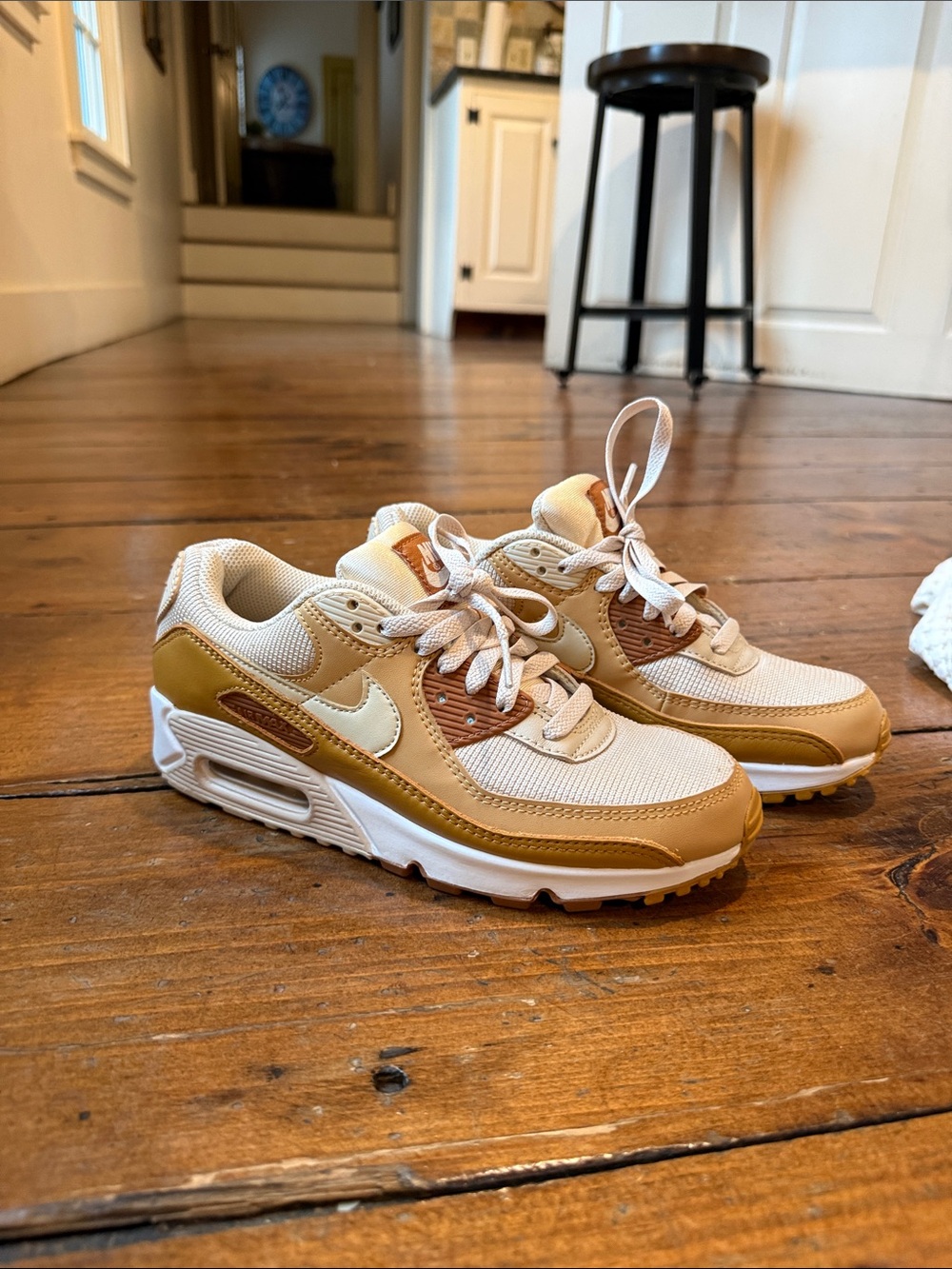 Nike Women’s Air Max Style Beige & Tan Sneakers